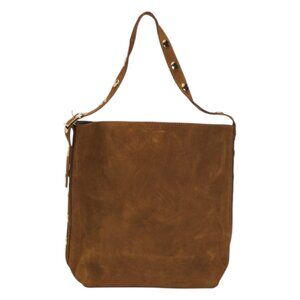 CHEVAL Made In Italy Suede Hobo With Studs
